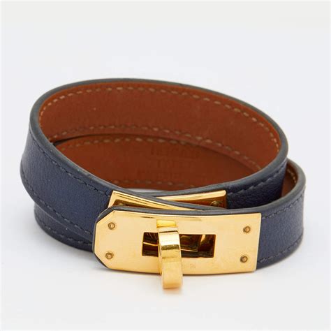 hermes blue single tour mens braclet|Hermes kelly bracelet yellow gold.